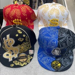 Colorful Dollar Sign Snapback Caps